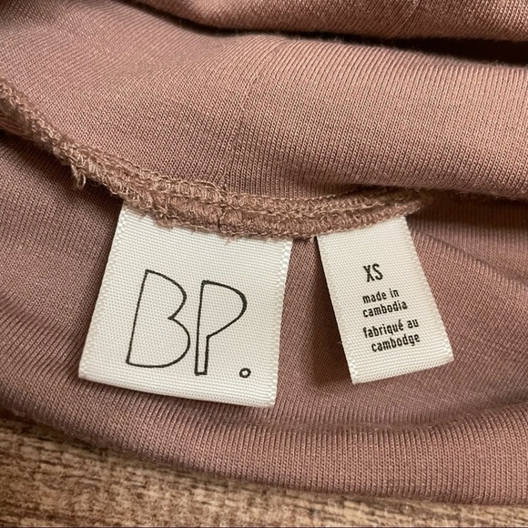 BP. Turtleneck A-Line Dress in Tan Antle - Picture 4 of 4